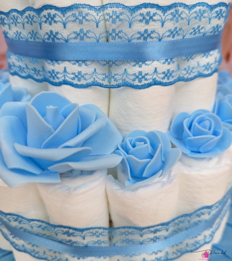 Sinine mähkmetort karu kaisutekiga 1 Sinine mähkmetort karu kaisutekiga 1