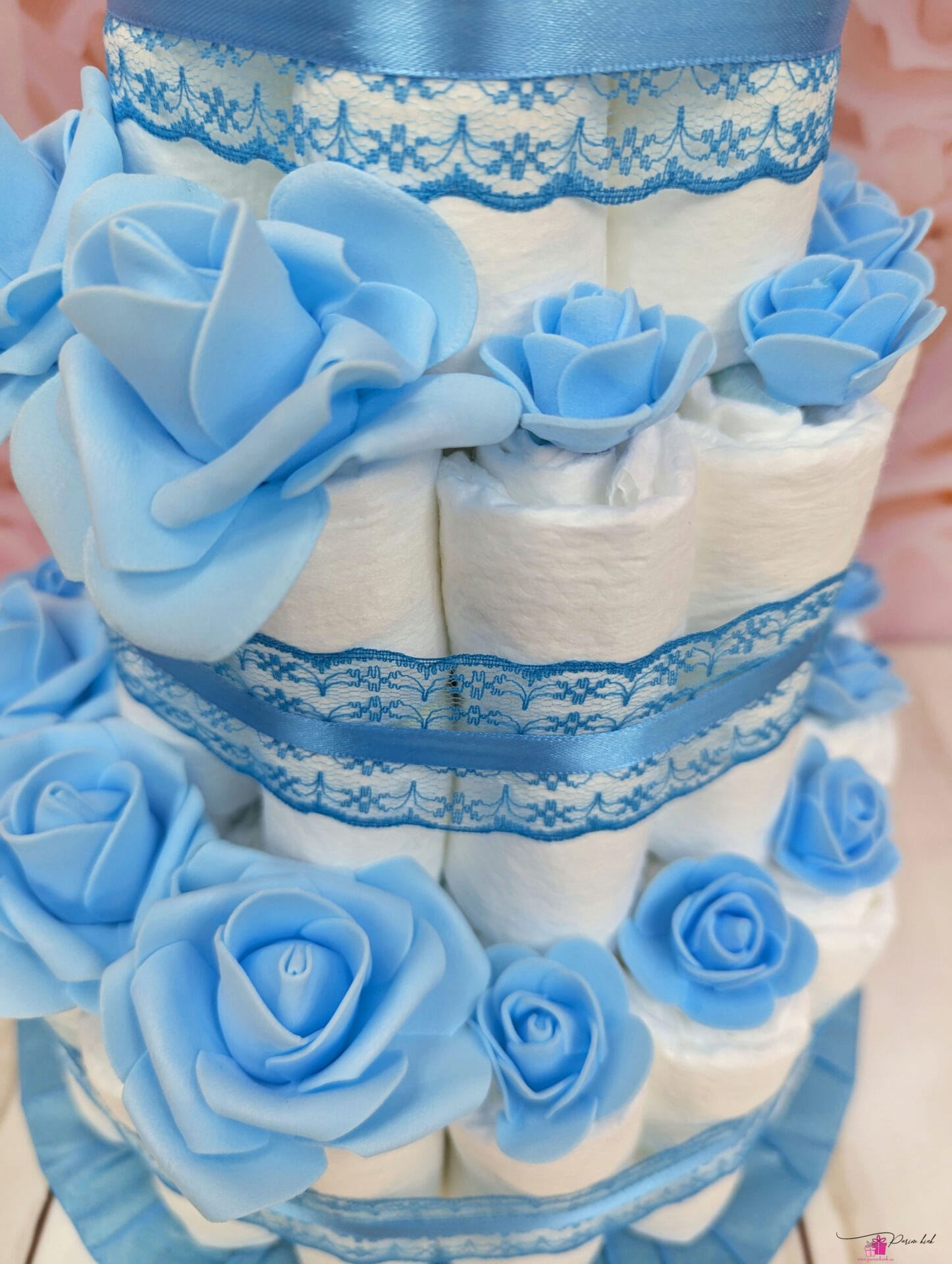 Sinine mähkmetort karu kaisutekiga 2