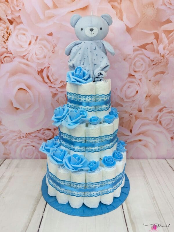 Sinine mähkmetort karu kaisutekiga