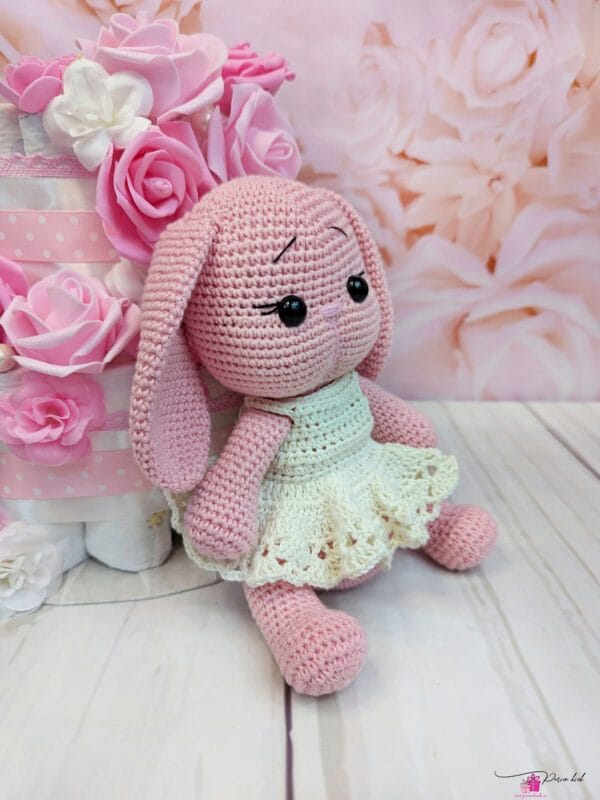 lilleline mähkmetort amigurumi jänkuga 1