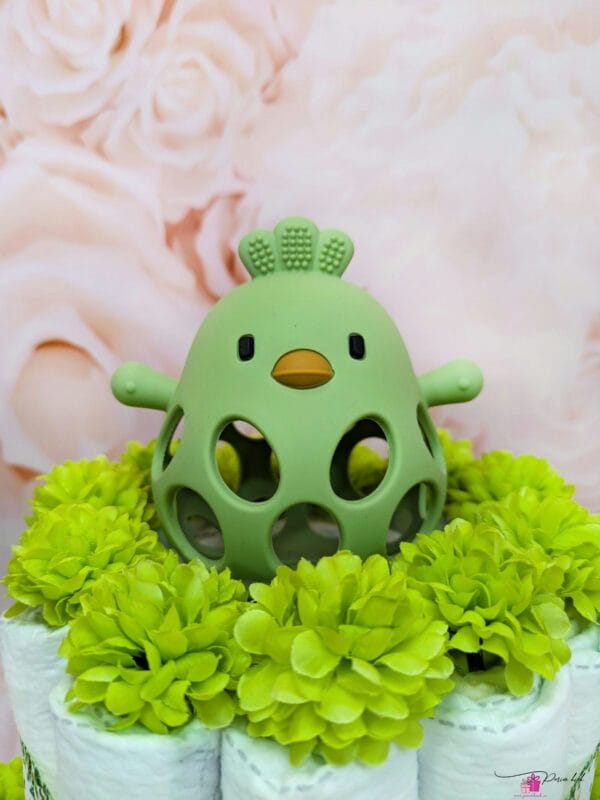 roheline mähkmetort tibu närimisleluga 2