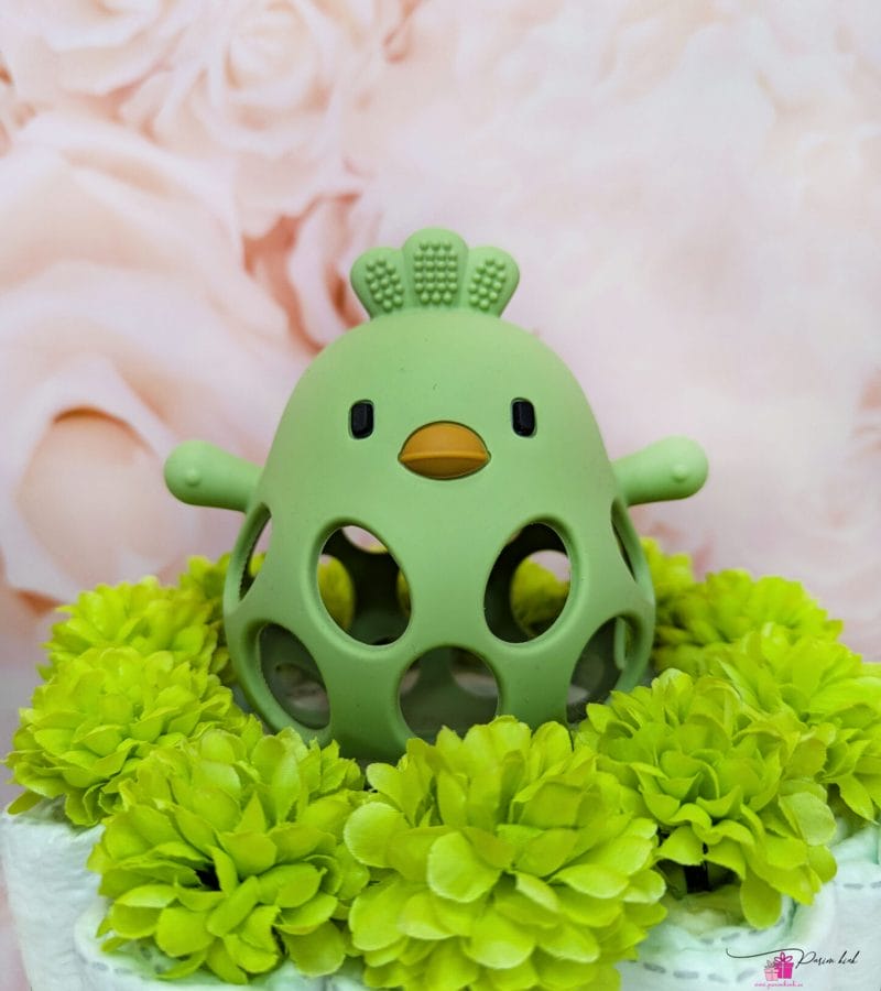 roheline mähkmetort tibu närimisleluga 2 roheline mähkmetort tibu närimisleluga 2