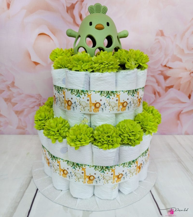 roheline mähkmetort tibu närimisleluga