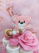 Roosa mähkmetort närimisrõngaga