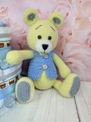 kollane mähkmetort amigurumi mõmmiga 1