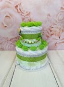 roheline mähkmetort lutiketiga