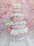 neljakordne mähkmetort käsitöö jänku, papudega ja lutiketiga