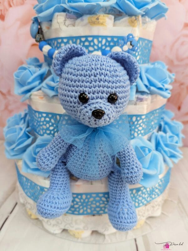 neljakordne mähkmetort käsitöö karu ja papudega 6