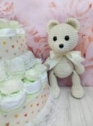 neutraalne mähkmetort amigurumi karuga 2